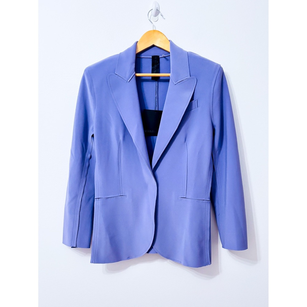 NORMA KAMALI Lilac Single Breasted Stretch Blazer NWT Small